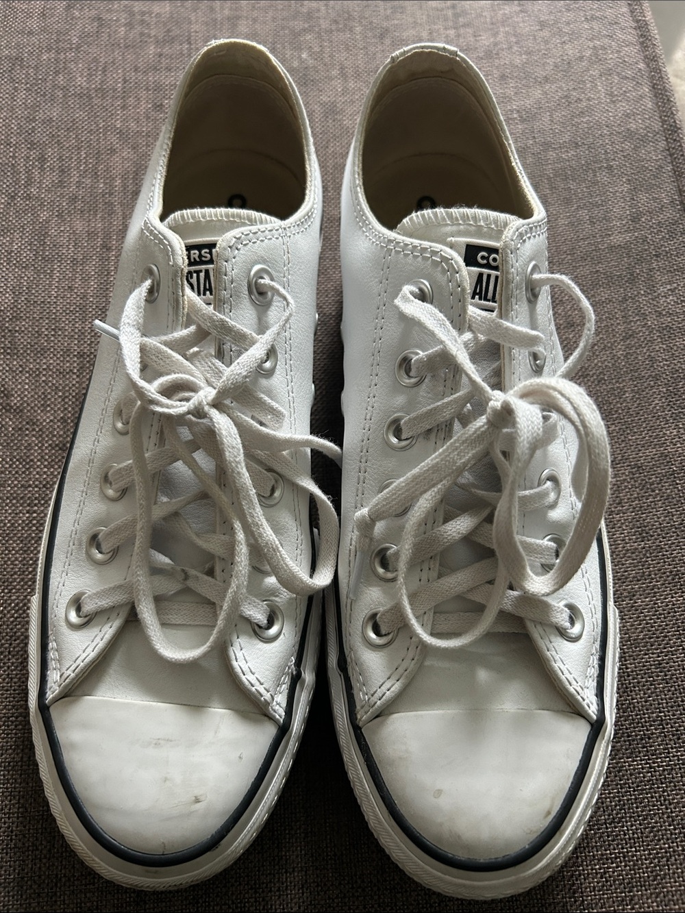 Converse White Low Top Sneakers - Classic Canvas